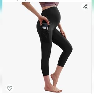 Maternity Over the belly leggings XL black